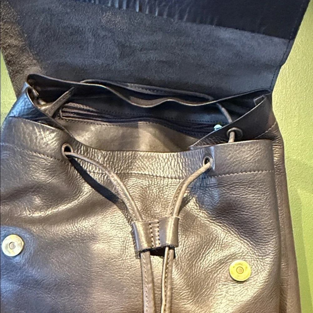 Rift Africa Brown Leather Backpack